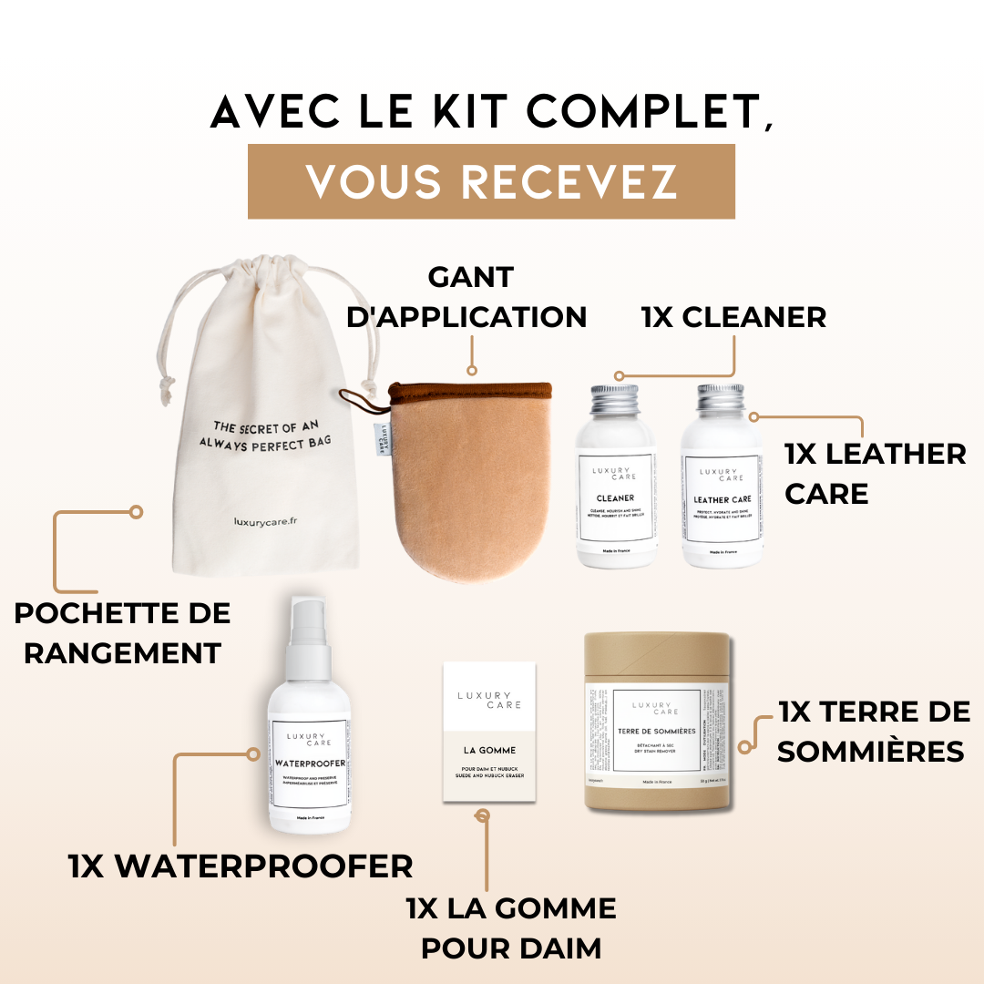 KIT COMPLET CUIR & DAIM